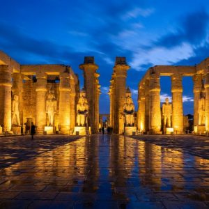 Luxor Temple at Blue Hour