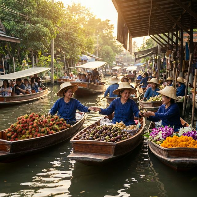 Thai Floating Market