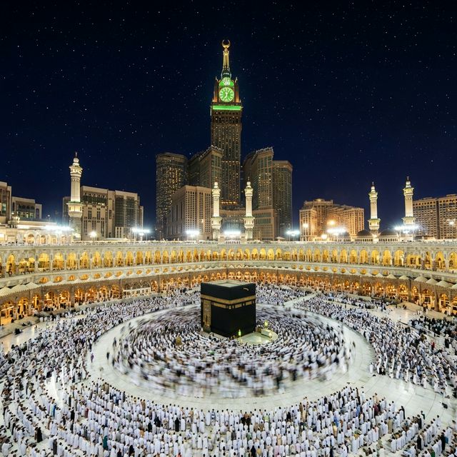 Masjid al-Haram Makkah at Night